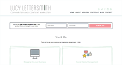 Desktop Screenshot of lucylettersmith.com